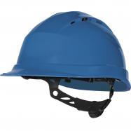 DELTAPLUS - F13  Quartz UP IV helm blauw 8-punts, draaiknop,ventilatie