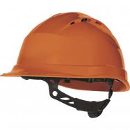 DELTAPLUS - F13  Quartz UP IV helm oranje 8-punts, draaiknop,ventilatie