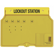 MASTER LOCK - LEEG LOCKOUT STATION MET 5 OPHANGCLIPS EN 1 OPBERGVAK, B406xH311xD44 MM 
