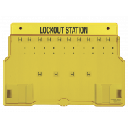 MASTER LOCK - LEEG LOCKOUT STATION MET 14 OPHANGCLIPS EN 2 OPBERGVAKKEN, B558xH393xD44 MM 