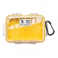 PELI™ - 1020 Micro Case geel/transp. binnenmaat:13.5x9x4.3cm