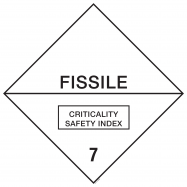 FISSILE, INDICE DE SÛRETÉ-CRITICITÉ. ADR KLASSE 7E - P26XXB8
