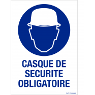 CASQUE DE SECURITE OBLIGATOIRE - P34XX71