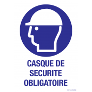 CASQUE DE SECURITE OBLIGATOIRE - P34XXT9