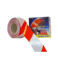 PIKT-O-NORM - AFBAKENINGSLINT REFLECTEREND ROOD/WIT, 75mm x 250m x 30µ