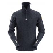 SNICKERS - 2905 1/2 Zip 3XL donkerblauw wollen sweater 190gram