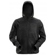 SNICKERS - 8041 fleece hoodie XS zwart rits, 100% polyester
