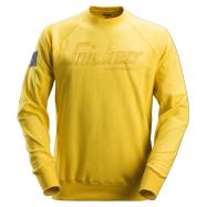 SNICKERS - +2882 Sweater Logo L geel OUTLET 22.95 ipv 45.90